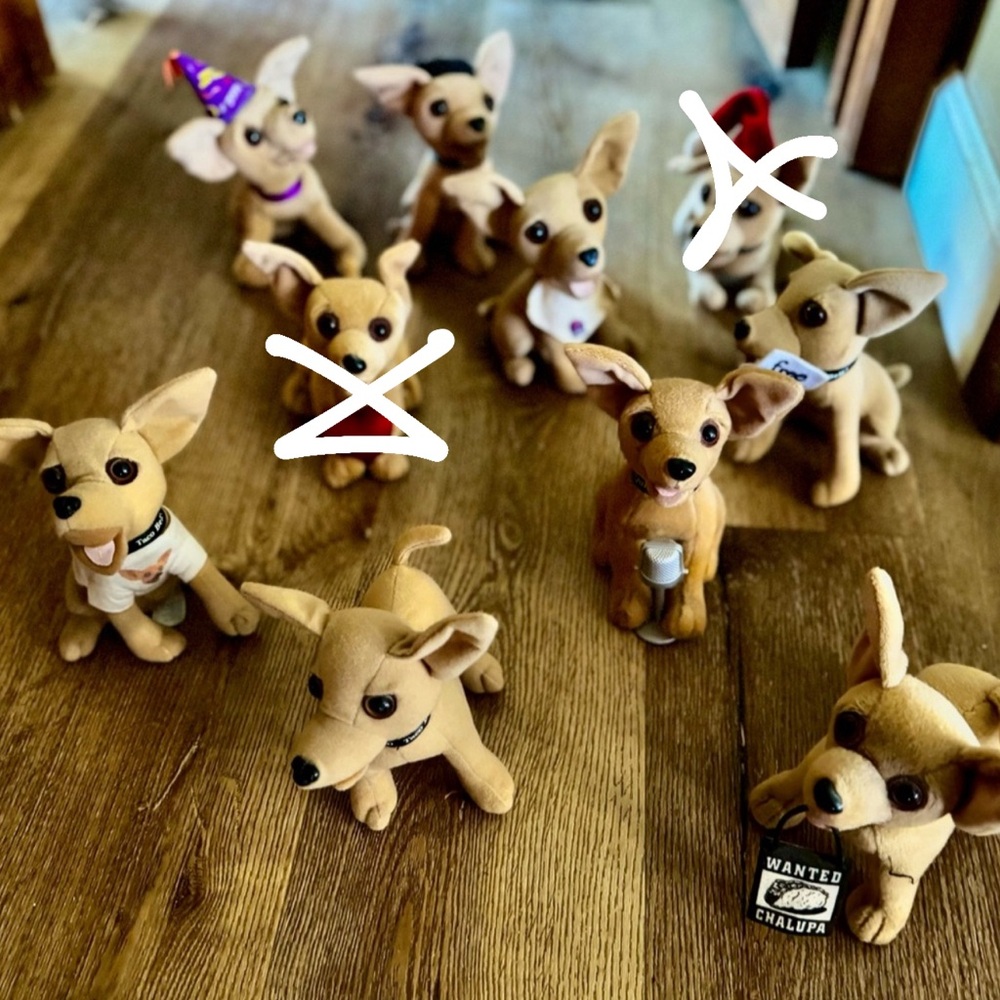 Vintage Charming Brown Dog Plush toys/ collectibles yo quiero Taco Bell